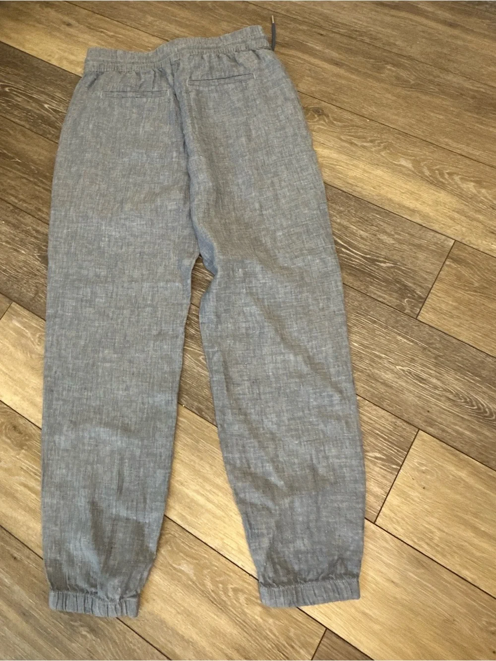 Athleta Retreat Blue Linen Joggers